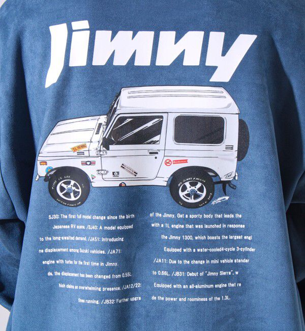 GLOSTER「【ロングセラーコラボ】ジムニー&times;GLOSTER フェイクスエードプルオーバー」|スウェット・ジャージ|