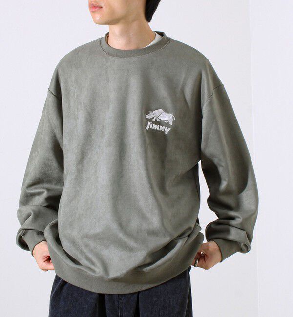 GLOSTER「【ロングセラーコラボ】ジムニー&times;GLOSTER フェイクスエードプルオーバー」|スウェット・ジャージ|