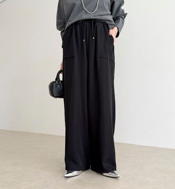 fredy emue「ツイルサテンイージーパンツ」|チノ|