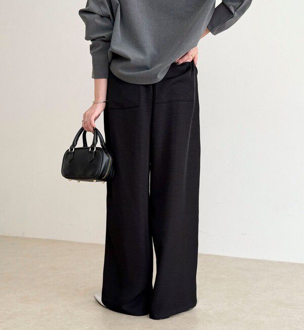 fredy emue「ツイルサテンイージーパンツ」|チノ|