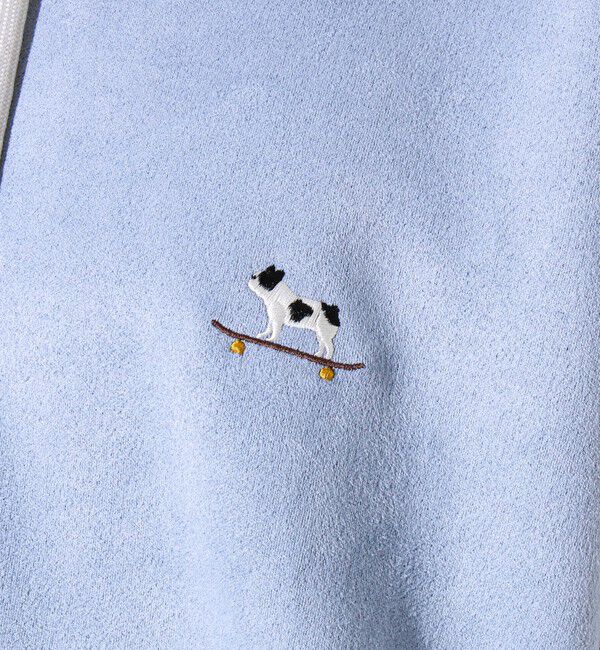 GLOSTER「【新配色で再登場】フレブルスエード バイカラーパーカー」|パーカー|