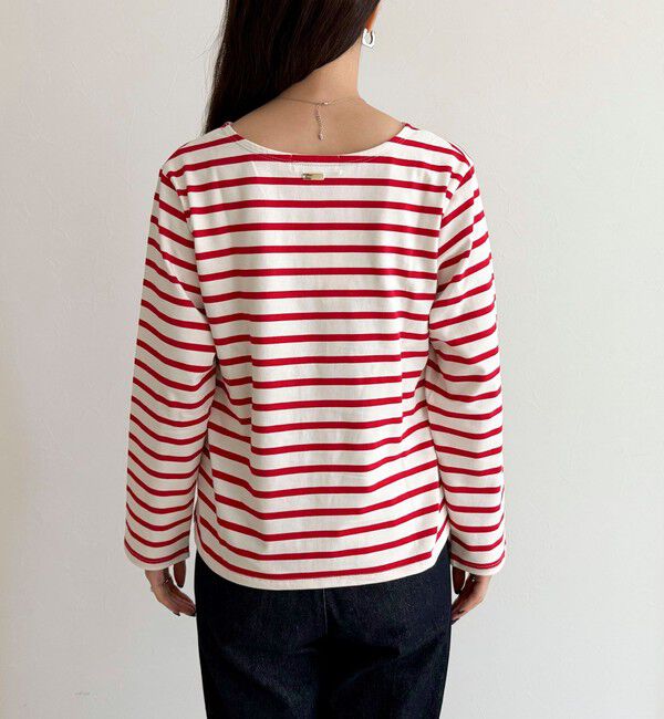 fredy emue「コンパクトボーダーロンTシャツ」|Tシャツ・カットソー|