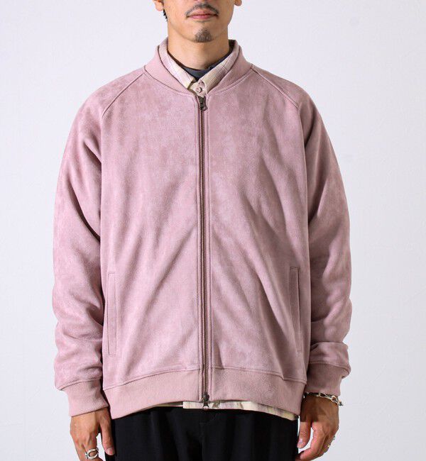 GLOSTER「【秋の新定番】フェイクスエードMA-1ジップブルゾン」|ブルゾン・スタジャン|
