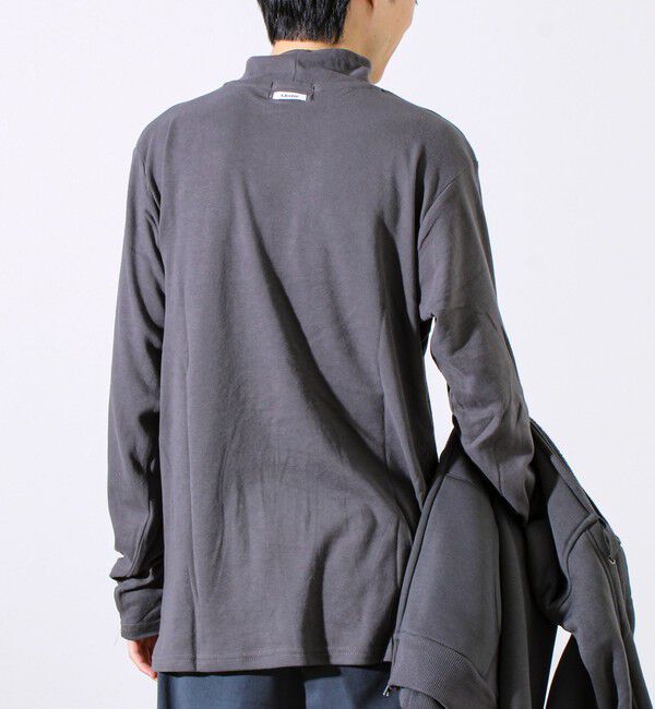 GLOSTER「【インナー使い/レイヤードに最適】ソフトタッチスムースモックネック」|Tシャツ・カットソー|