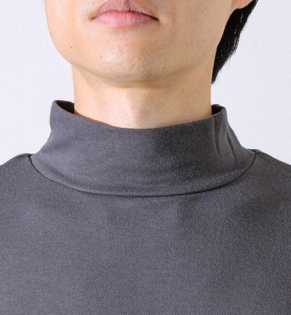 GLOSTER「【インナー使い/レイヤードに最適】ソフトタッチスムースモックネック」|Tシャツ・カットソー|