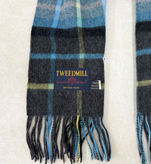 fredy emue「【TWEED MILL/ツイードミル】ウールチェックストール48」|ストール|