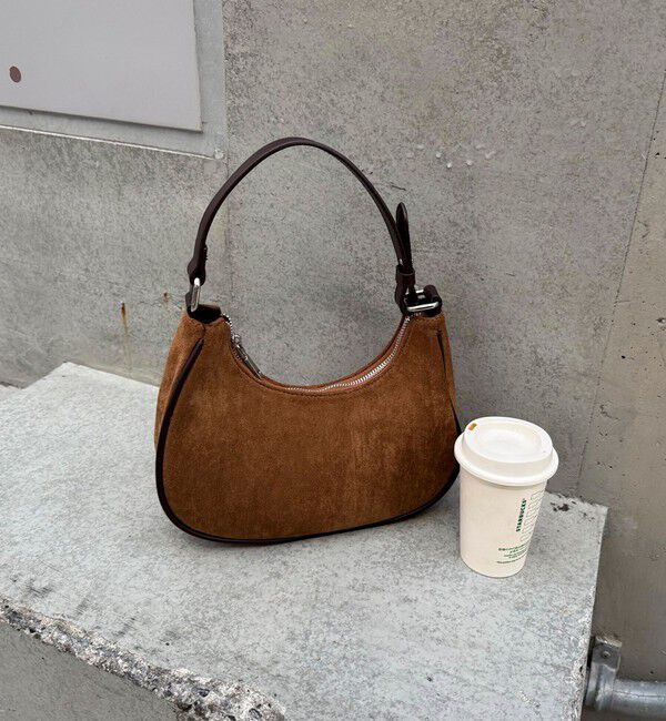 fredy emue「パイピングスエードラウンドワンショルバッグ」|ショルダー・メッセンジャー|