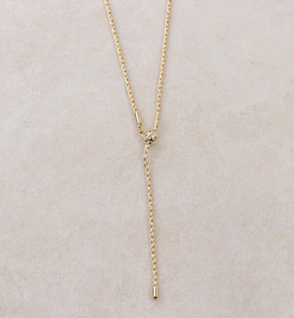 fredy emue「ねじりチェーンアジャストロングネックレス」|ネックレス|