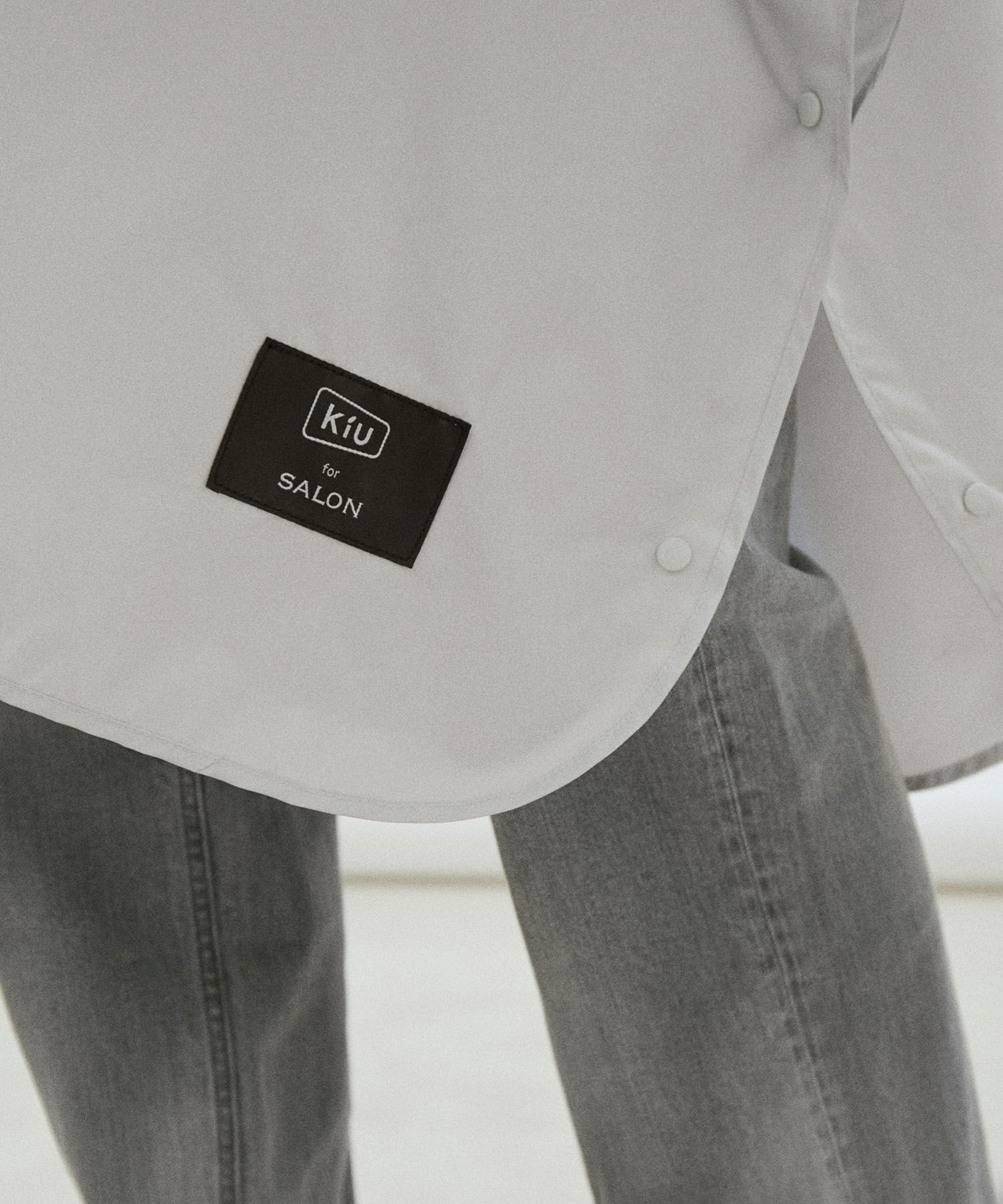 SALON adam et rope'「【雑誌掲載】【KiU for SALON】[ポーチ付き]別注レインポンチョ」|レインコート|