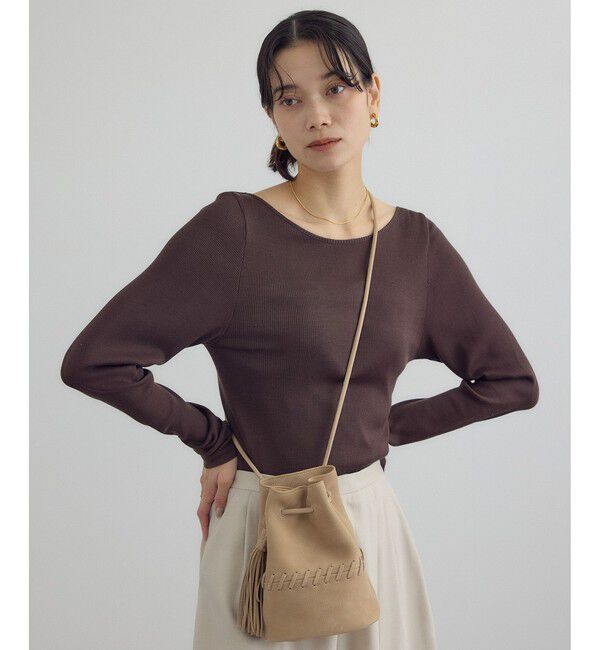 SALON adam et rope'「【W S（ドゥーブル）】レザードロストミニバッグ」|ショルダー・メッセンジャー|