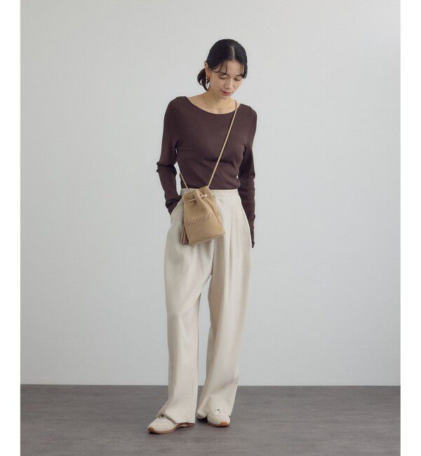 SALON adam et rope'「【W S（ドゥーブル）】レザードロストミニバッグ」|ショルダー・メッセンジャー|