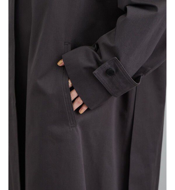 SALON adam et rope'「tacca テントシルエットステンカラーコート」|ステンカラーコート|
