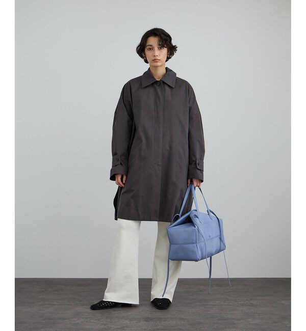 SALON adam et rope'「tacca テントシルエットステンカラーコート」|ステンカラーコート|