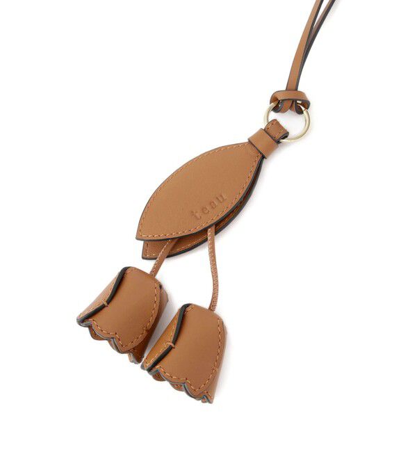 ROPE「【teau・牛革】panier tulip ring charm（キー/バッグチャーム・ネックレス）」|チャーム・キーホルダー|