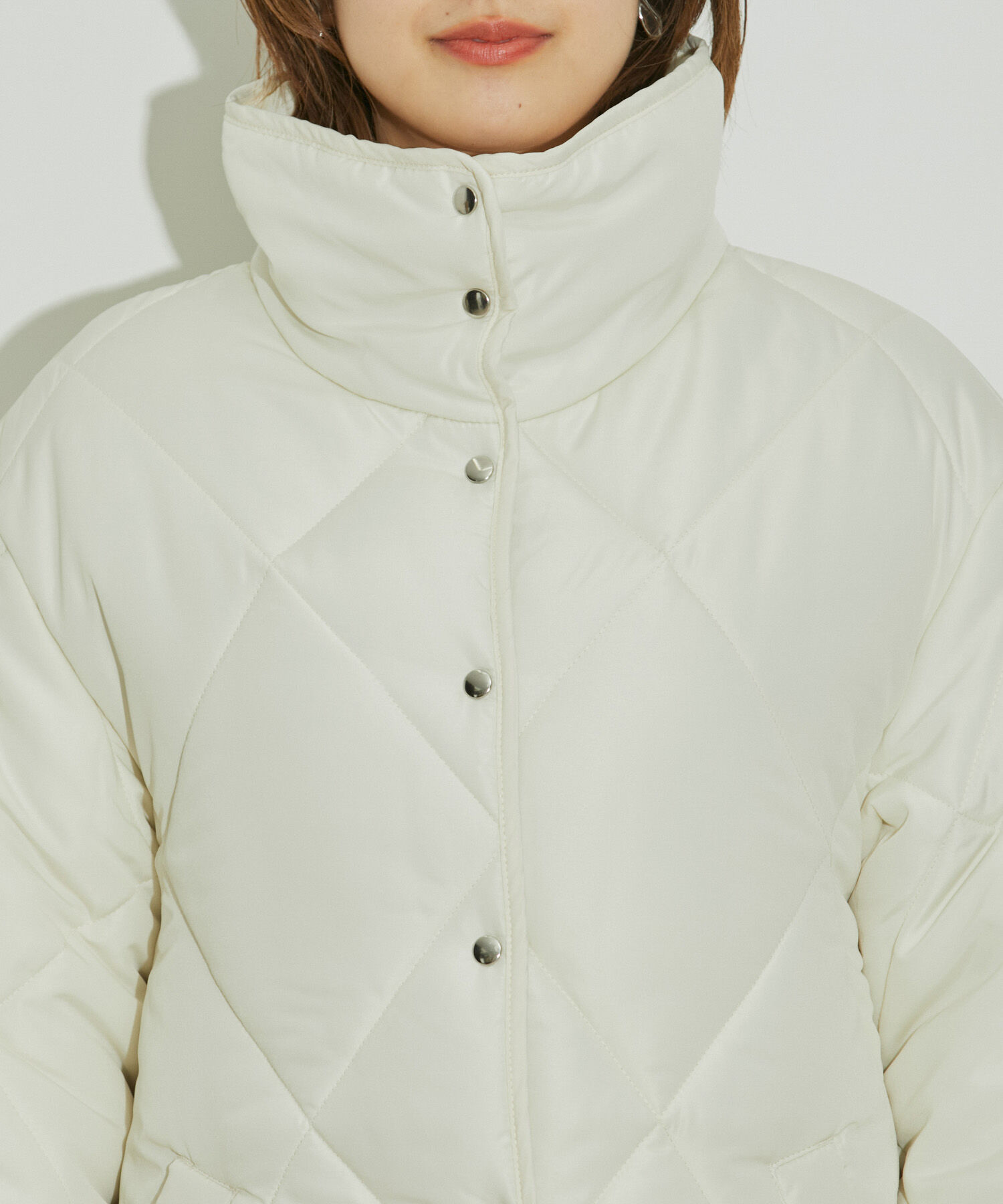 vis-a-vis「【WEB限定】ダイヤキルト中綿ロングコート」|その他|