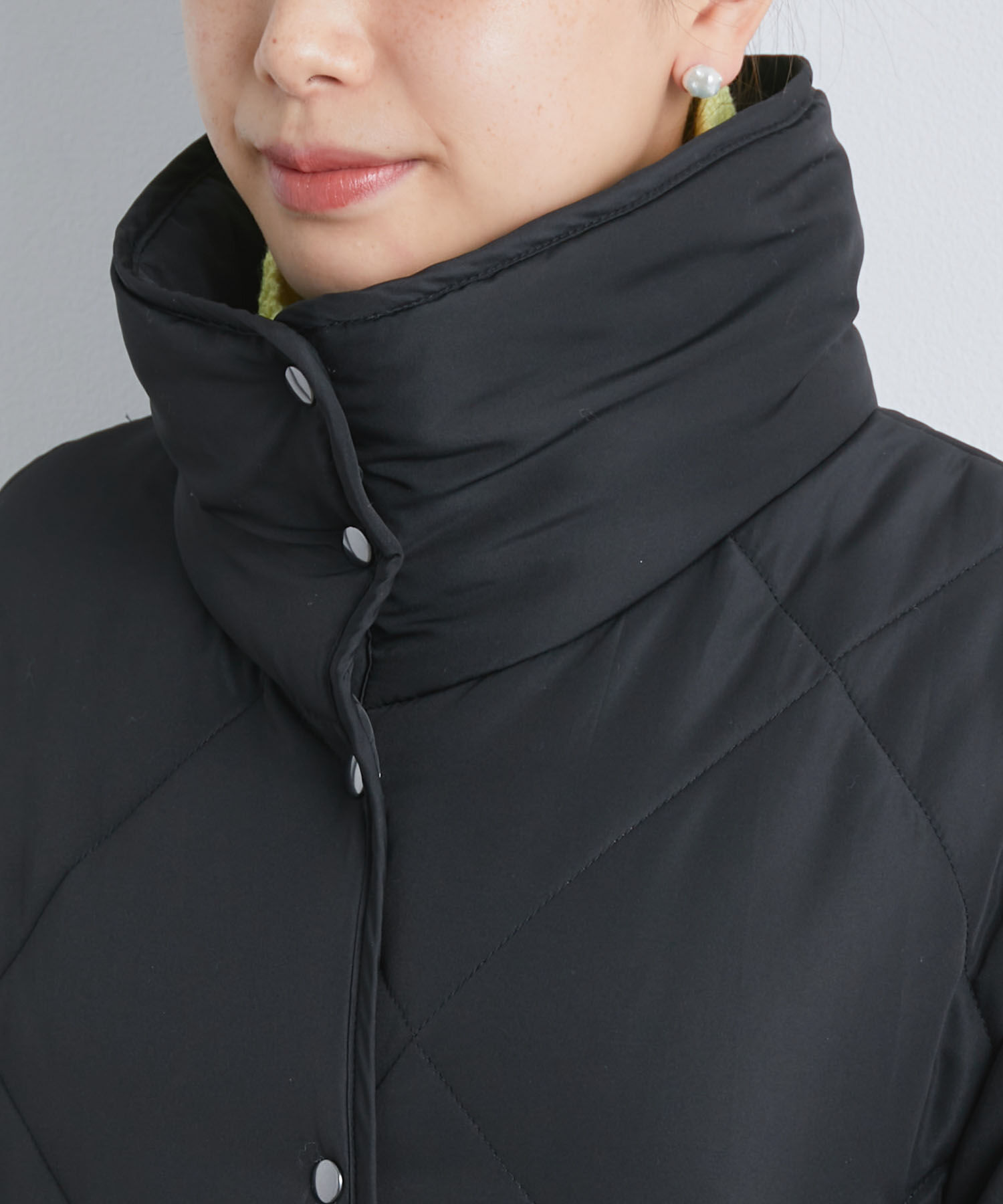 vis-a-vis「【WEB限定】ダイヤキルト中綿ロングコート」|その他|