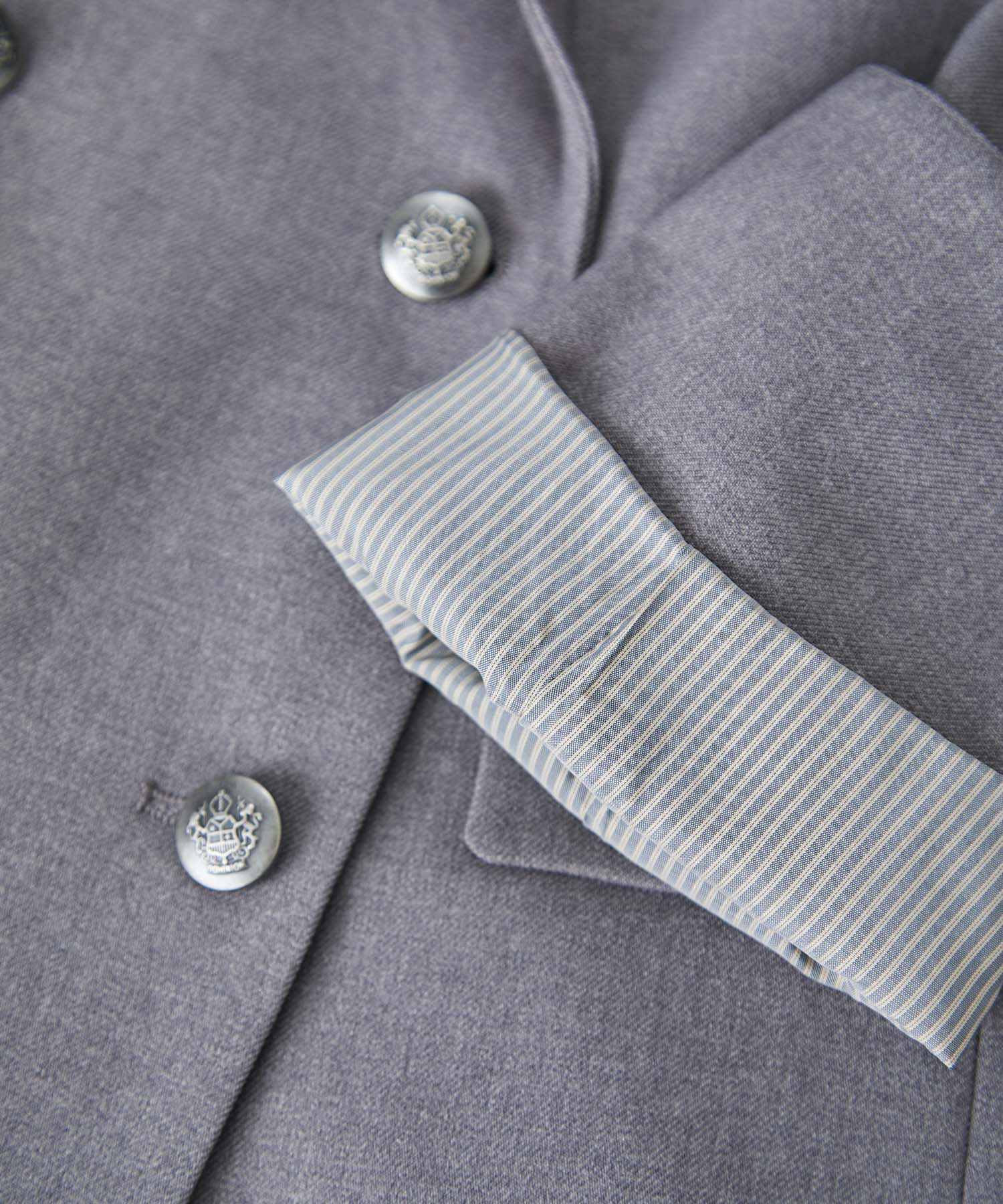 VIS「【美easy】ウーリッシュWブレストテーラードジャケット【洗える】」|テーラードジャケット|