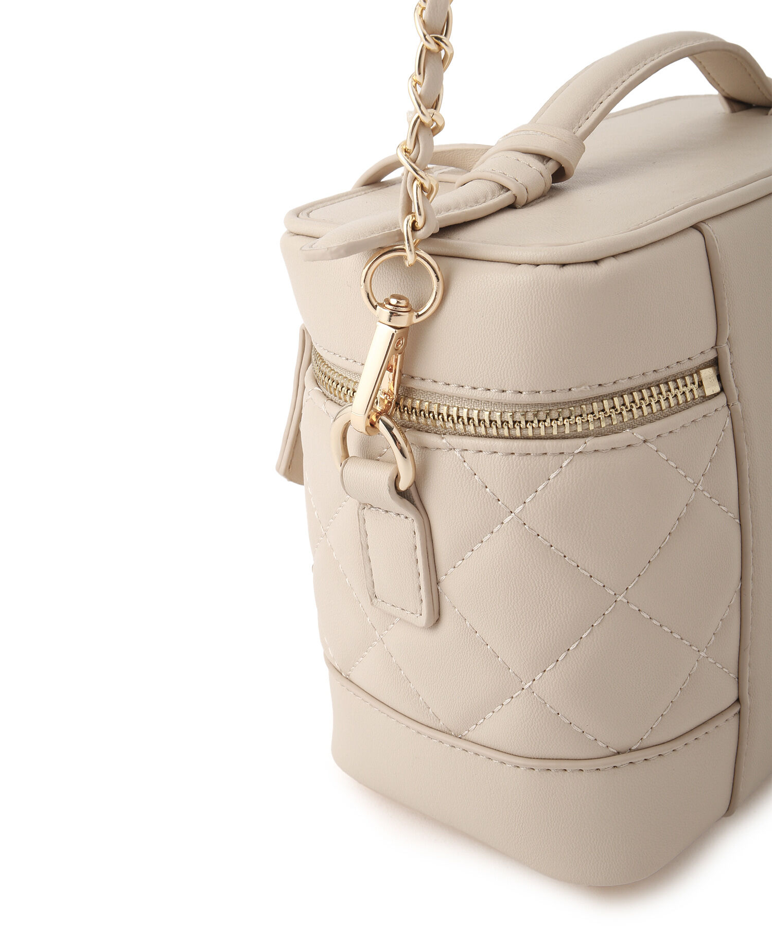 VIS「ゆれるキーチャームがレディなバニティバッグ」|ハンドバッグ|