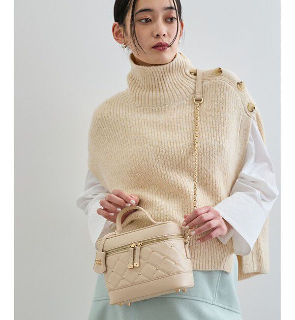 VIS「ゆれるキーチャームがレディなバニティバッグ」|ハンドバッグ|