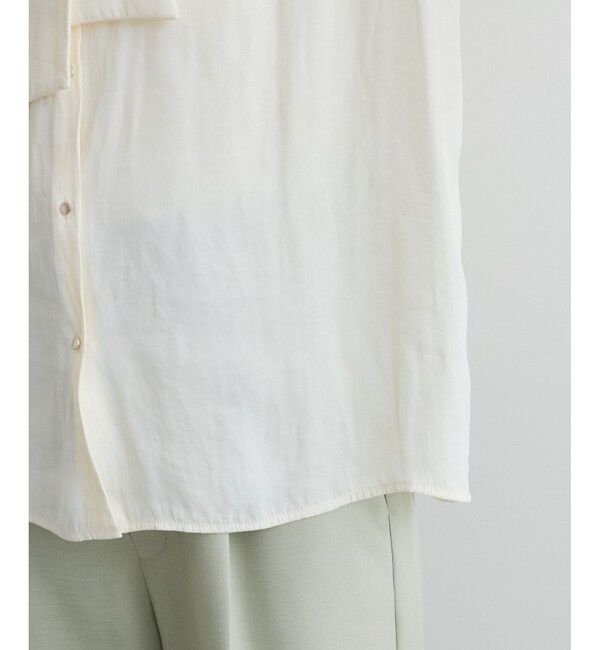 VIS「【前後2WAY】割繊ボウタイブラウス【洗える】」|シャツ・ブラウス|