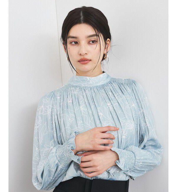 VIS「【前後2WAY】割繊ボウタイブラウス【洗える】」|シャツ・ブラウス|