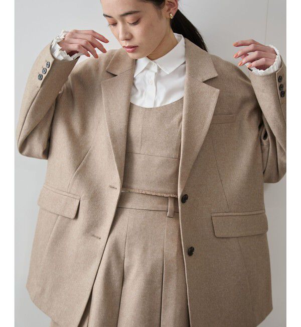 VIS「サマーツイードシングルジャケット」|テーラードジャケット|