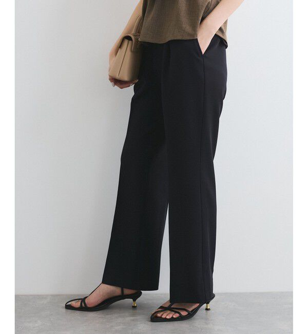 VIS「太ベルトディテールストレートスラックスパンツ」|スラックス|