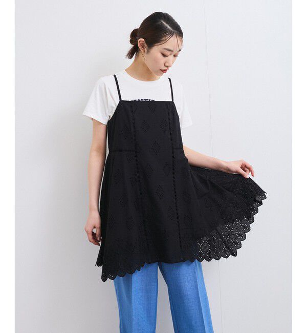 VIS「カットワークレースキャミミニワンピース」|ワンピース|