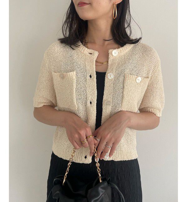 VIS「ブークレコンパクトカーディガン」|カーディガン|