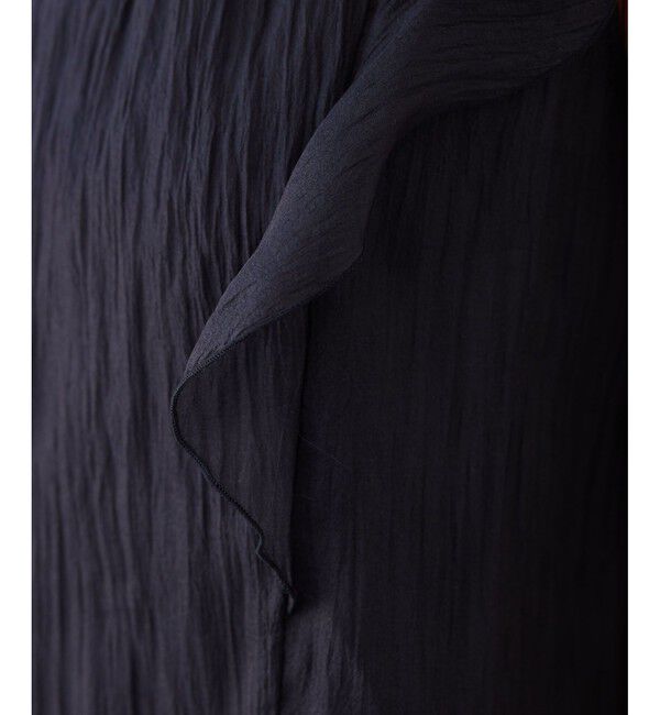 VIS「主役級！華やぎシアーシャイニーボウタイフリルブラウス【前後2WAY】【洗える】」|シャツ・ブラウス|