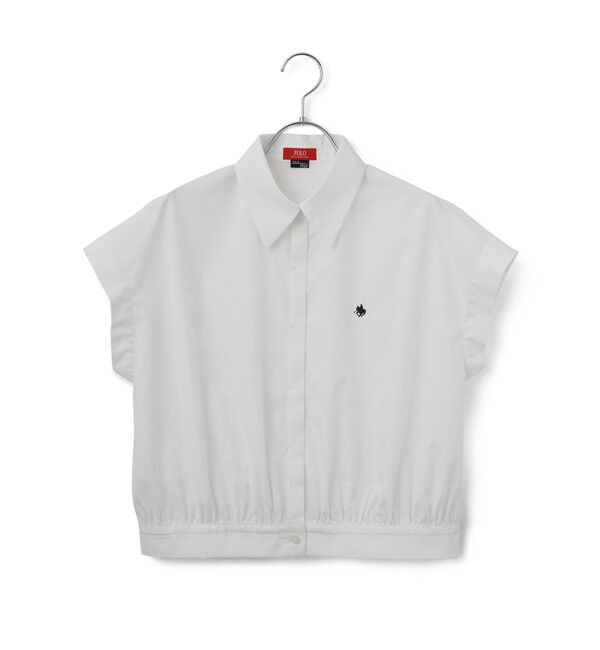 VIS「【POLO BCS】VIS別注フレンチスリーブドローストリングシャツ」|シャツ・ブラウス|