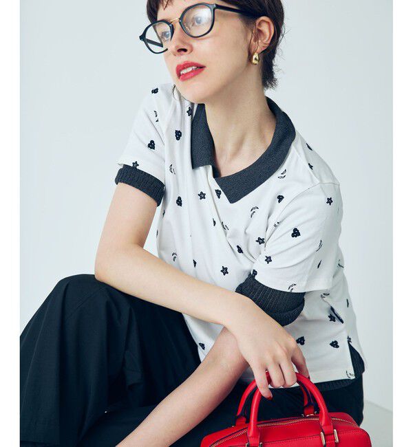 VIS「【Chocomoo】VIS別注グラフィックロゴTシャツ」|Tシャツ・カットソー|オフホワイト(15)