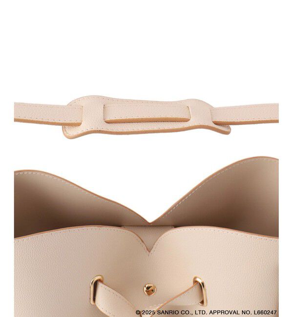 VIS「【シナモロール】VIS別注ハートカットバッグ(ラージ)」|ハンドバッグ|