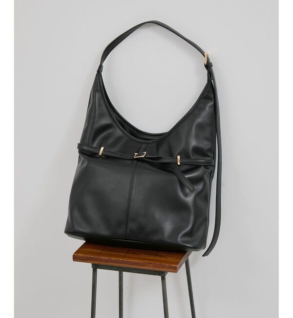 VIS「【A4収納】フロントベルトソフトショルダーバッグ」|ショルダー・メッセンジャー|