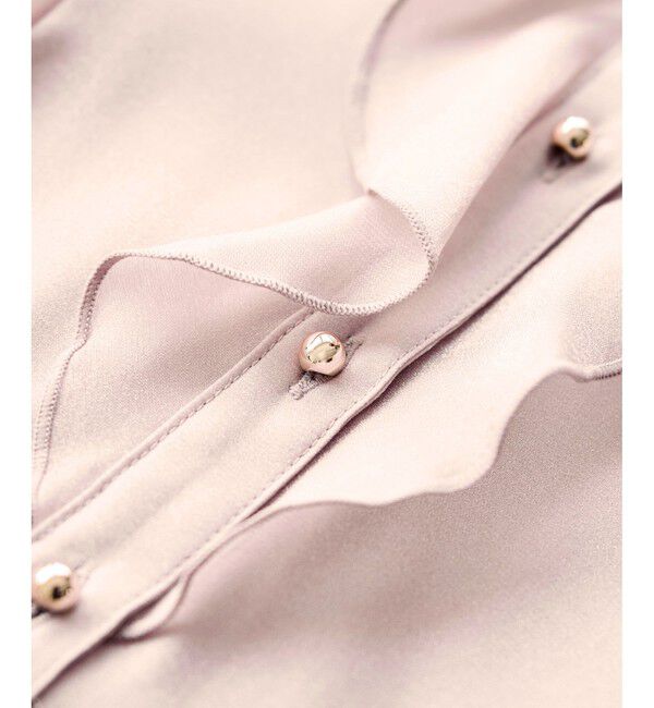 VIS「シアーラッフルブラウス/イージーケア」|シャツ・ブラウス|