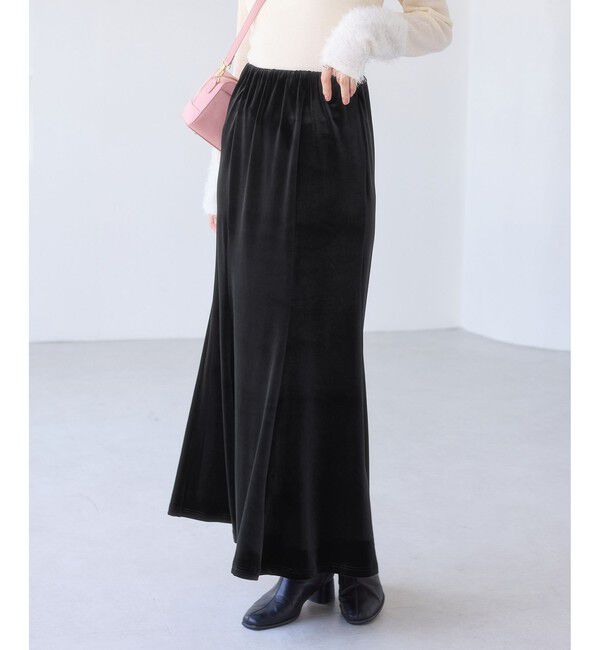 VIS「ベロアナロースカート」|スカート|