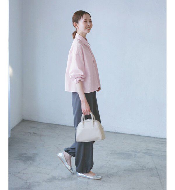 Rope&rsquo;Picnic「【花粉ガード・防シワ】クロップドシャツ」|シャツ・ブラウス|