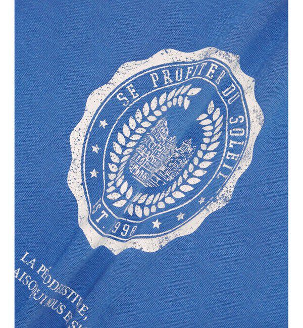 Rope&rsquo;Picnic「袖フリルカレッジロゴTシャツ」|Tシャツ・カットソー|