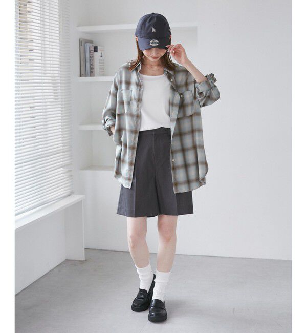 Rope&rsquo;Picnic「オンブレチェックシャツ/UVケア」|シャツ・ブラウス|