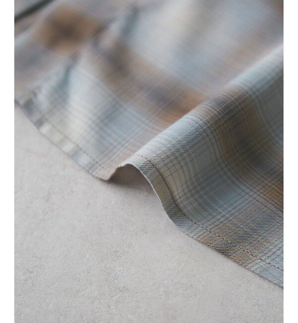 Rope&rsquo;Picnic「オンブレチェックシャツ/UVケア」|シャツ・ブラウス|