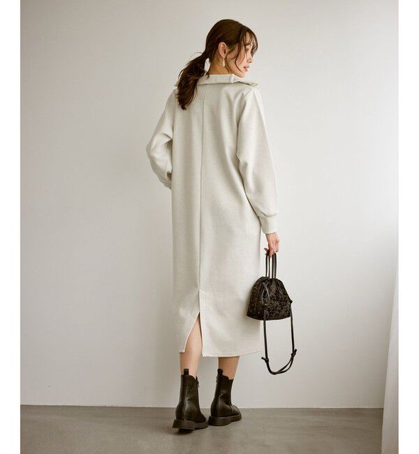 Rope&rsquo;Picnic「【emur/エミュール】圧縮起毛ステンニットワンピース」|ワンピース|