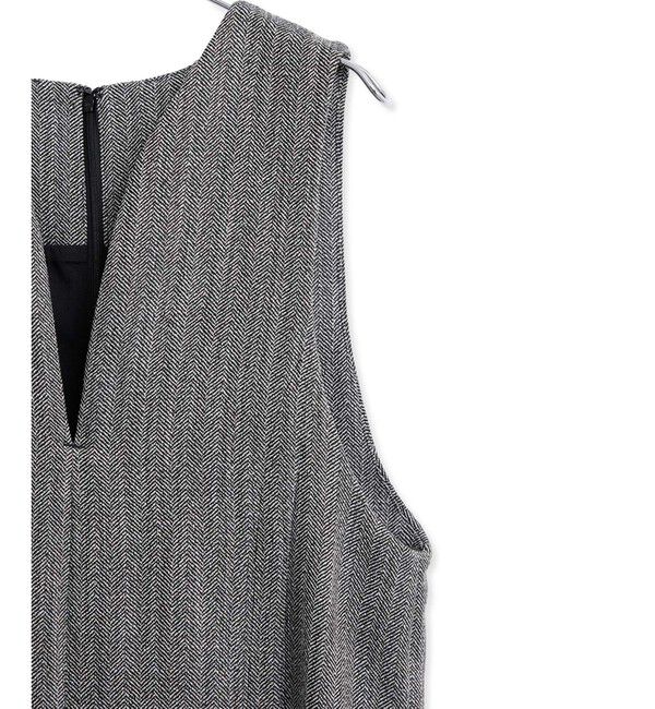 ADAM ET ROPE'「【WEB限定】ストレートセミツイードワンピース」|ワンピース|