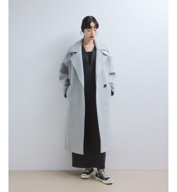 ADAM ET ROPE'「【WEB限定】ストレートセミツイードワンピース」|ワンピース|