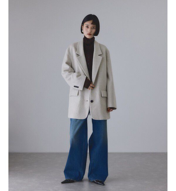 ADAM ET ROPE'「リラクシーオーバージャケット」|テーラードジャケット|