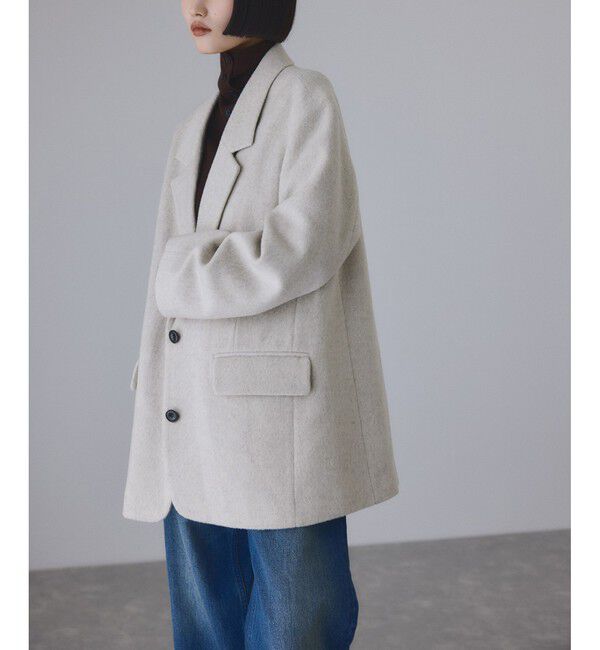 ADAM ET ROPE'「リラクシーオーバージャケット」|テーラードジャケット|