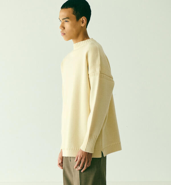  「Le Tricoteur | 〈別注〉トラディショナル ウールガンジーセーター UNISEX」|ニット・セーター|