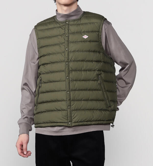  「DANTON | インナーダウンベスト MEN」|その他|OLIVE