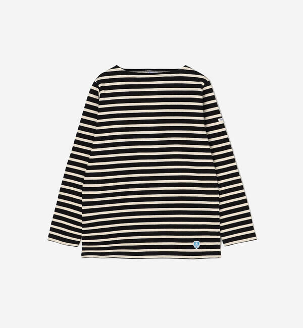 ORCIVAL「ORCIVAL | コットンロード フレンチバスクシャツ WOMEN」|Tシャツ・カットソー|BLACK系1