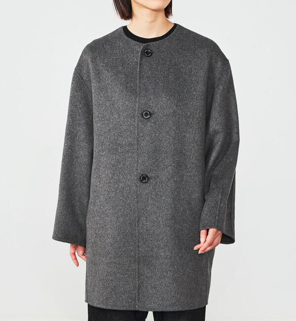 ORCIVAL「ORCIVAL | リバーウール ノーカラーコート WOMEN」|ノーカラーコート|