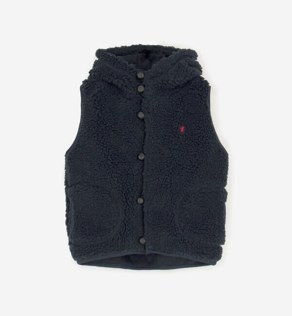 GYMPHLEX「Gymphlex | キッズ ボアベスト」|ベスト・ジレ|NAVY